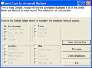 Anti-Dupe for Microsoft Outlook screenshot